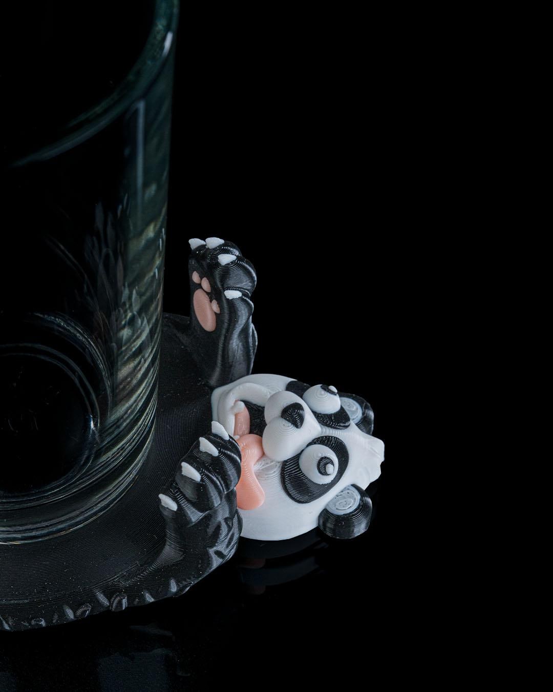 Splat fun animal coaster. Great fun idea for quirky gift. Perfect for home or office. Kids coaster. Funny animal