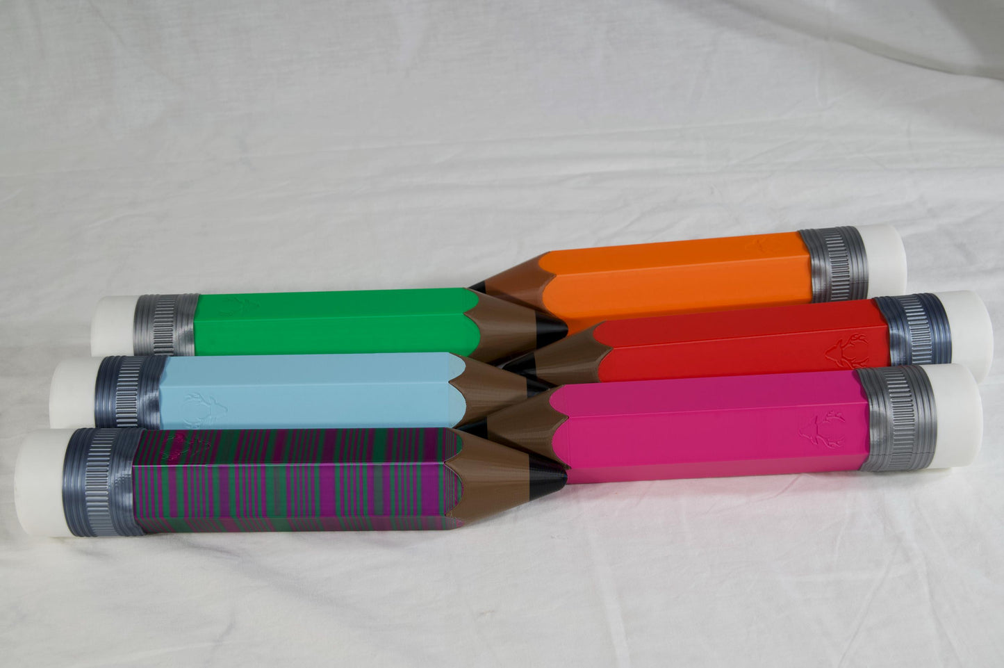 The coolest Pencil case at school or work. Can be produced in just about any colour and for a small fee can have a name included.