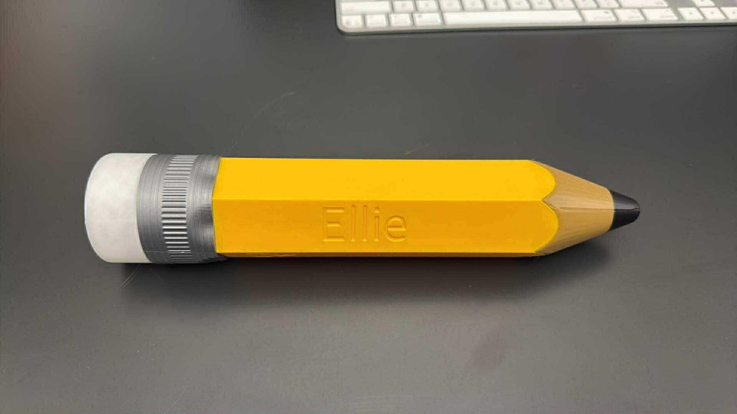 The coolest Pencil case at school or work. Can be produced in just about any colour and for a small fee can have a name included.