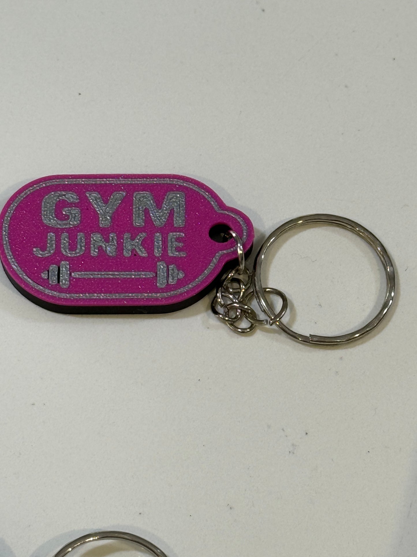 Gym Junkie Key chain / bag chain
