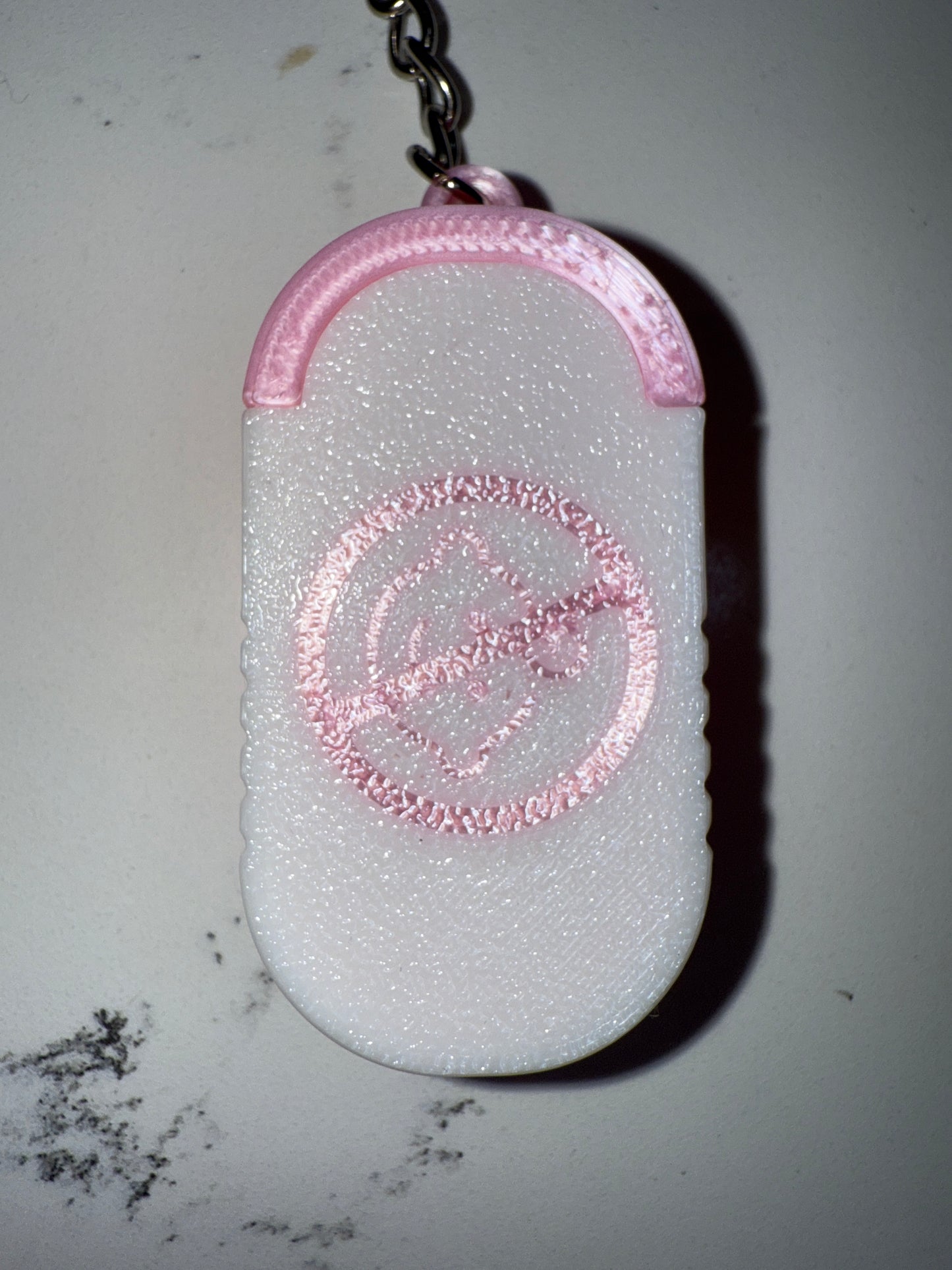Pill box / containers for keyring. Portable medicine carrier