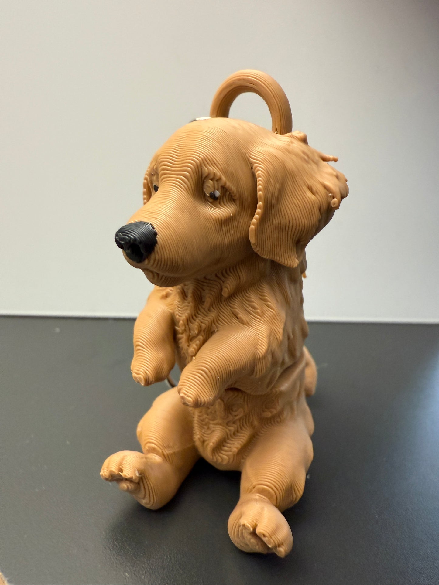 Golden retriever keychain