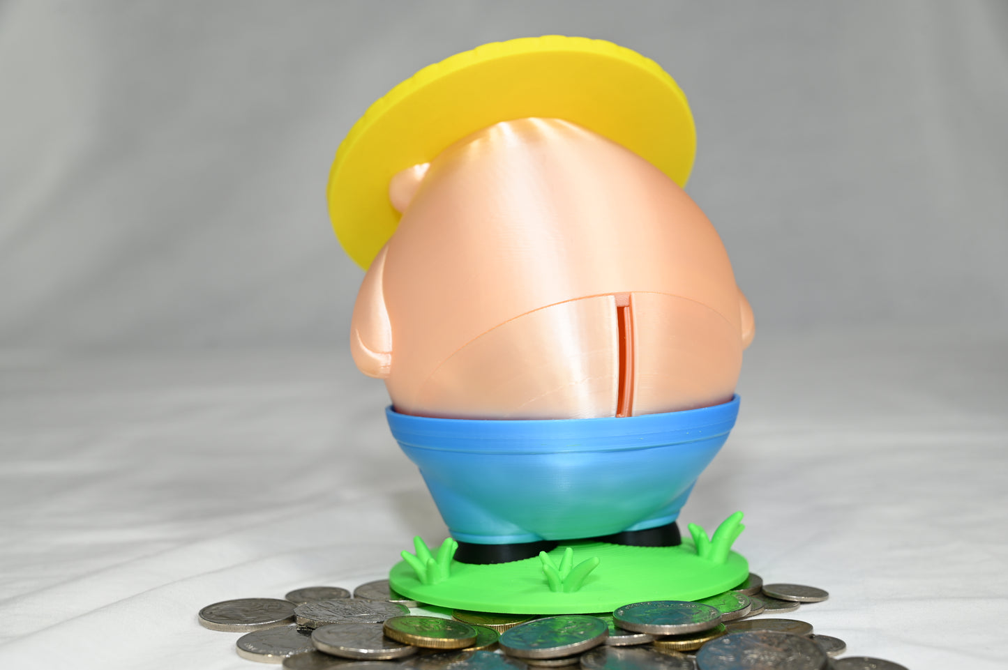 Farmer pig money box / piggy bank