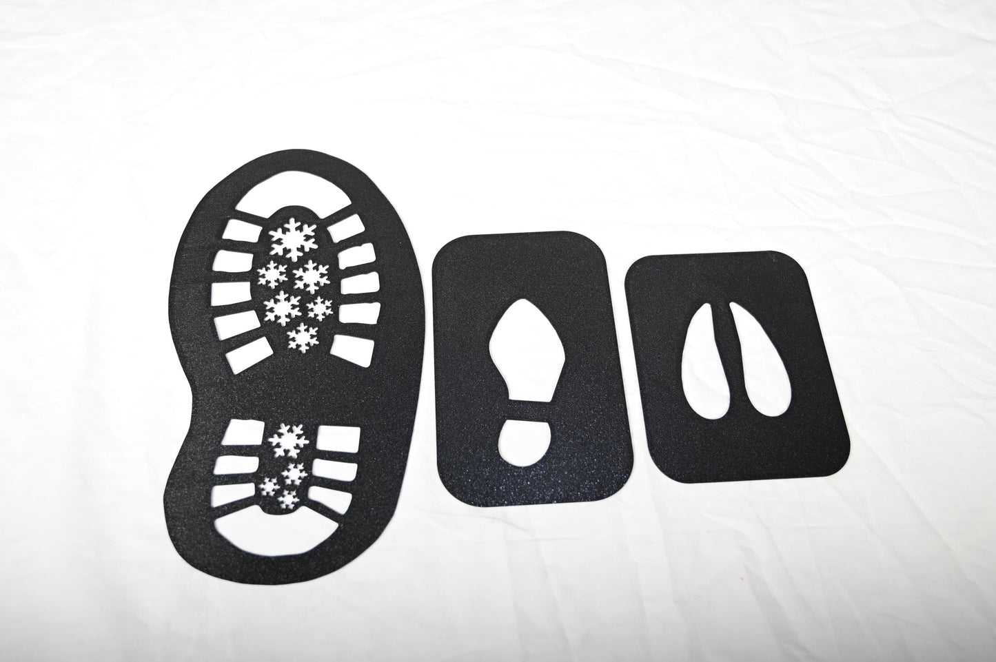 Christmas Footprint Stencils
