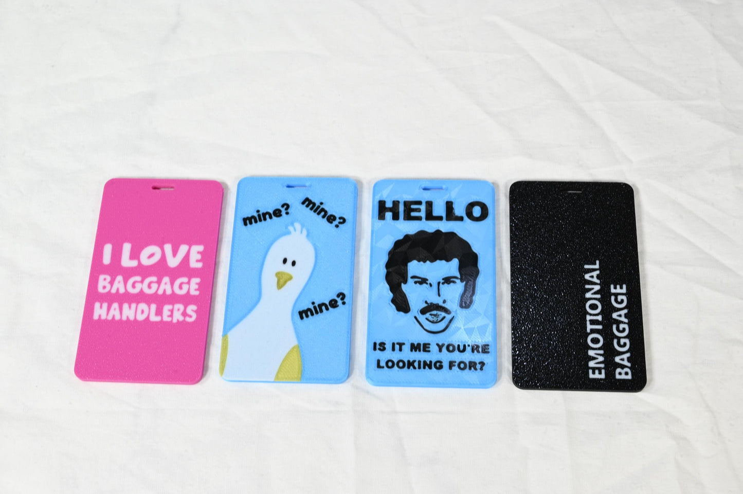 Fun Luggage Tags - Set of 4