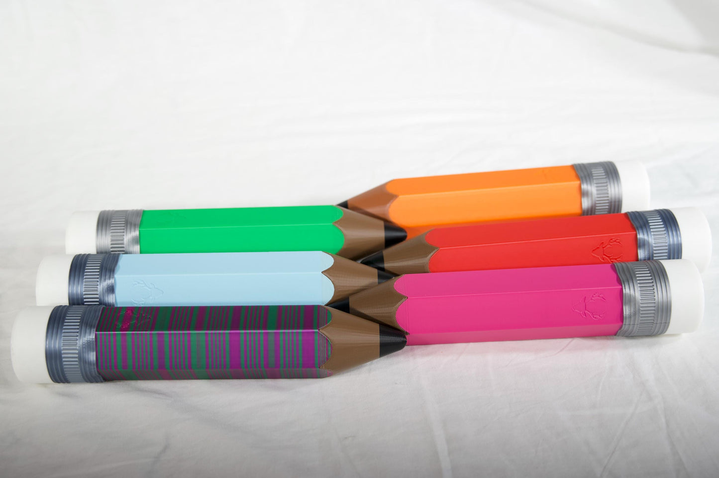 The coolest Pencil case at school or work. Can be produced in just about any colour and for a small fee can have a name included.