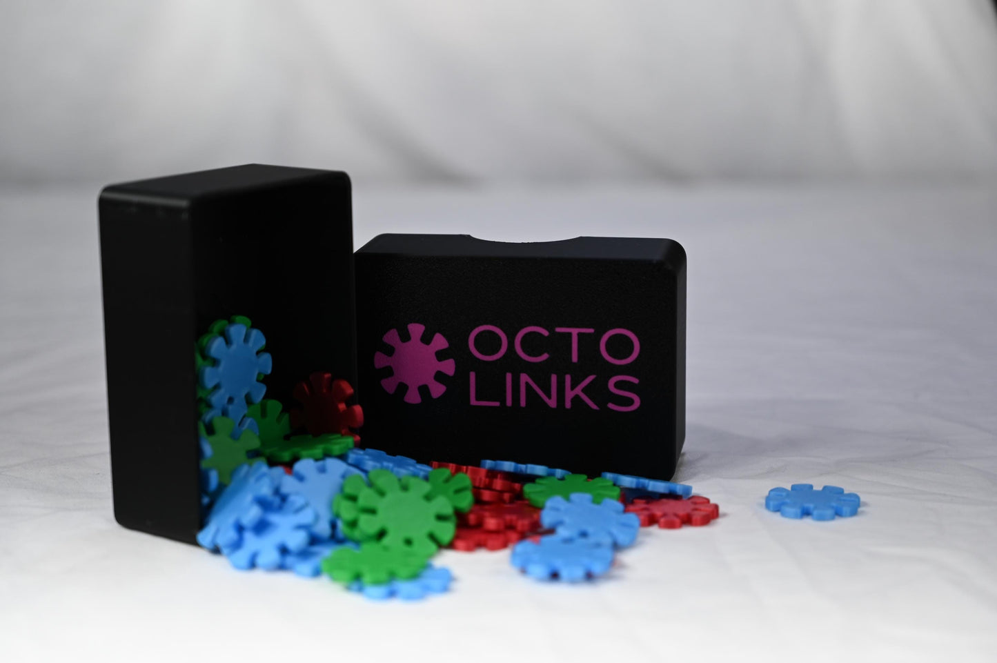 Octo Links - Kids Interlocking Disks. Designed to link together effortlessly, allowing kids to create various shapes and structures.