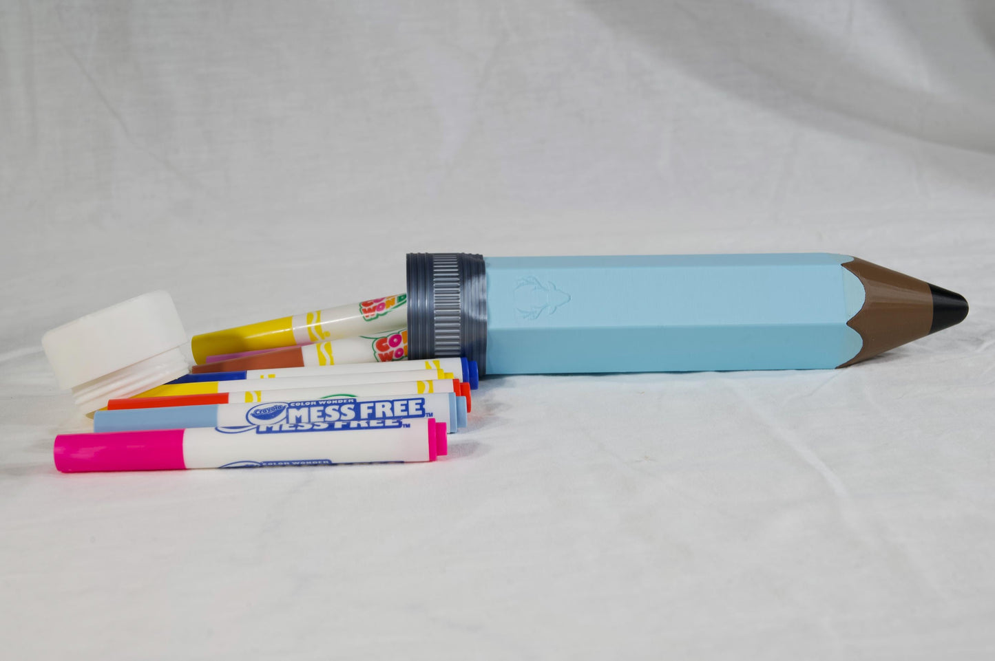 The coolest Pencil case at school or work. Can be produced in just about any colour and for a small fee can have a name included.