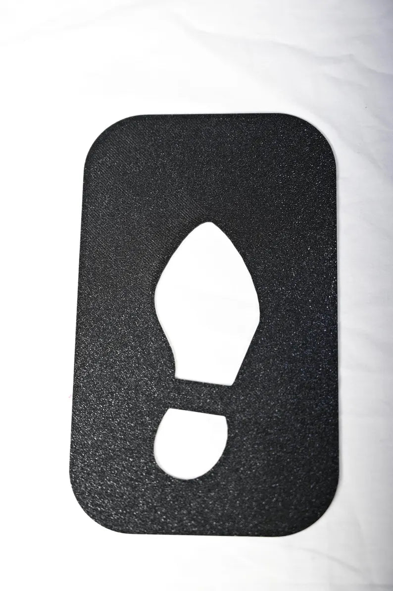 Christmas Footprint Stencils