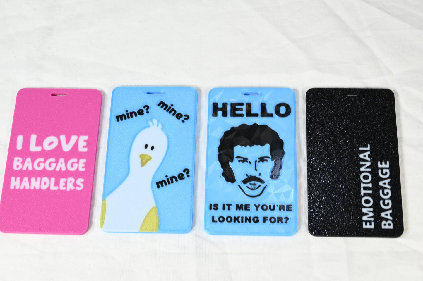 Fun Luggage Tags - Set of 4