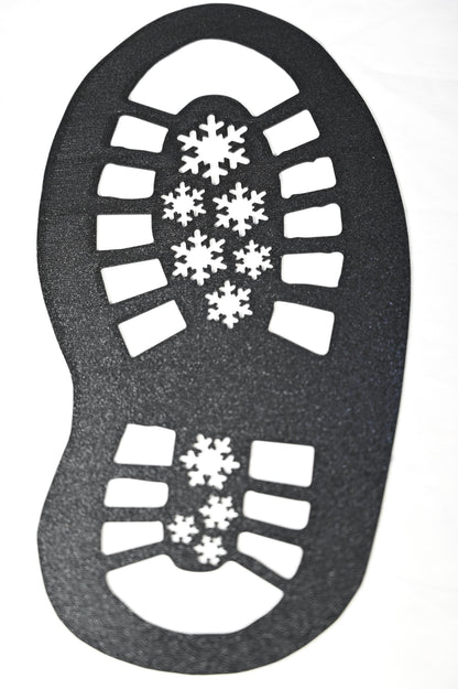 Christmas Footprint Stencils