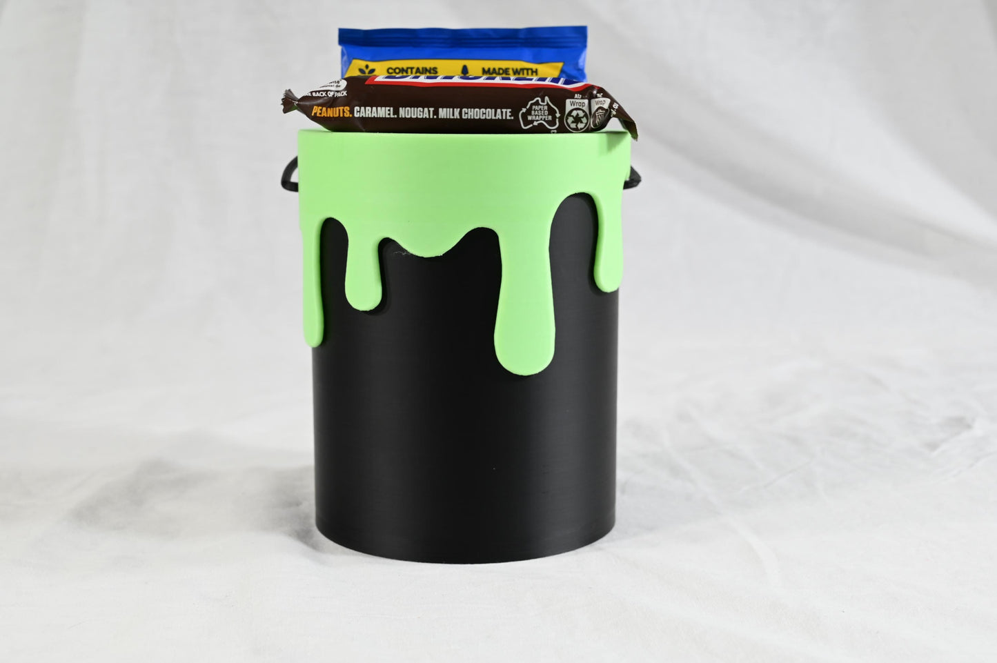 The best "Glow in the dark" Halloween candy bucket you can find. This thing is awesome for every kid to collect that all important candy