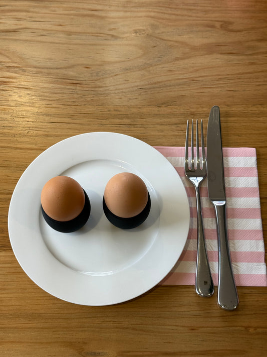 Modern minimal egg cup
