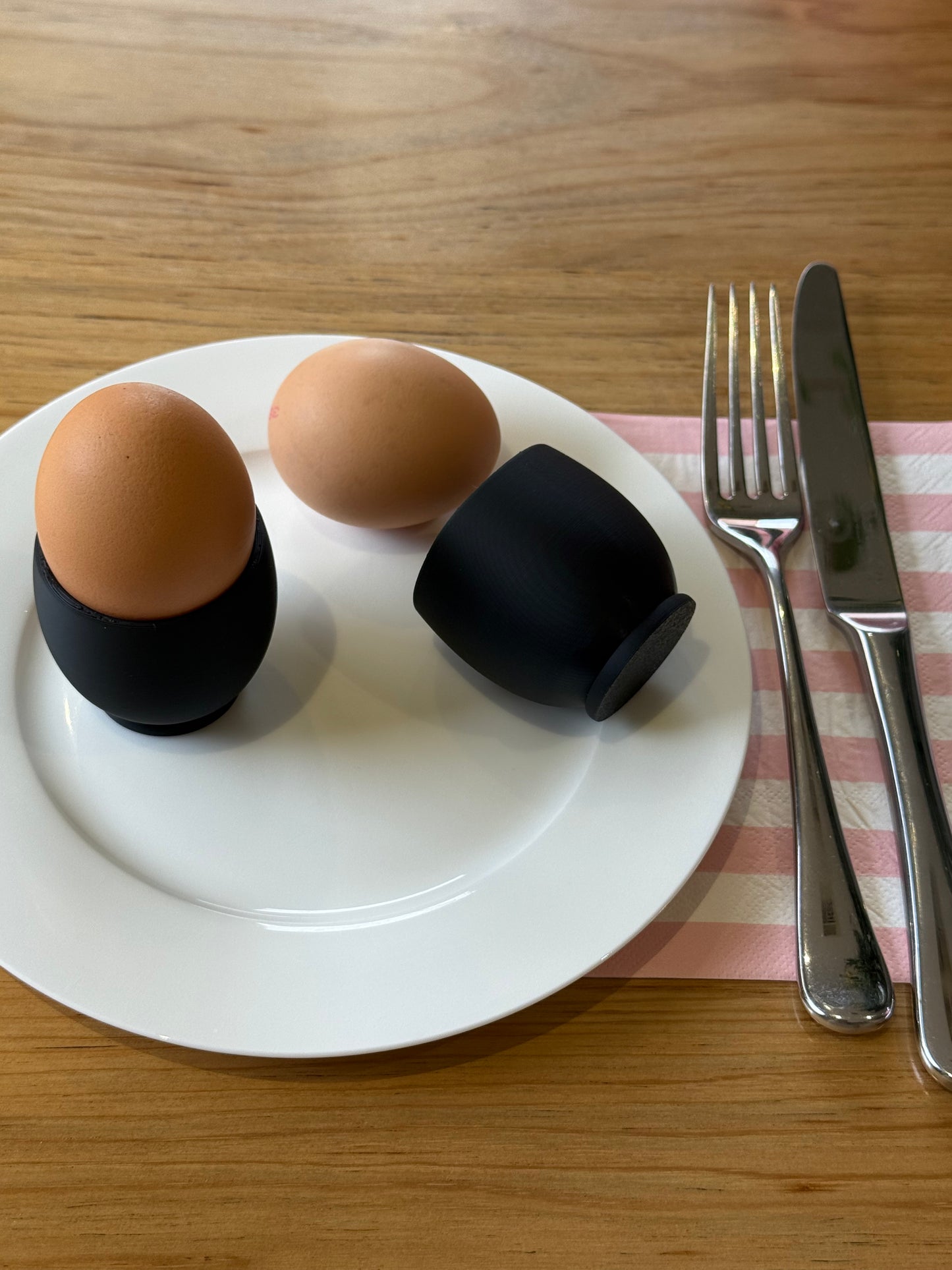 Modern minimal egg cup