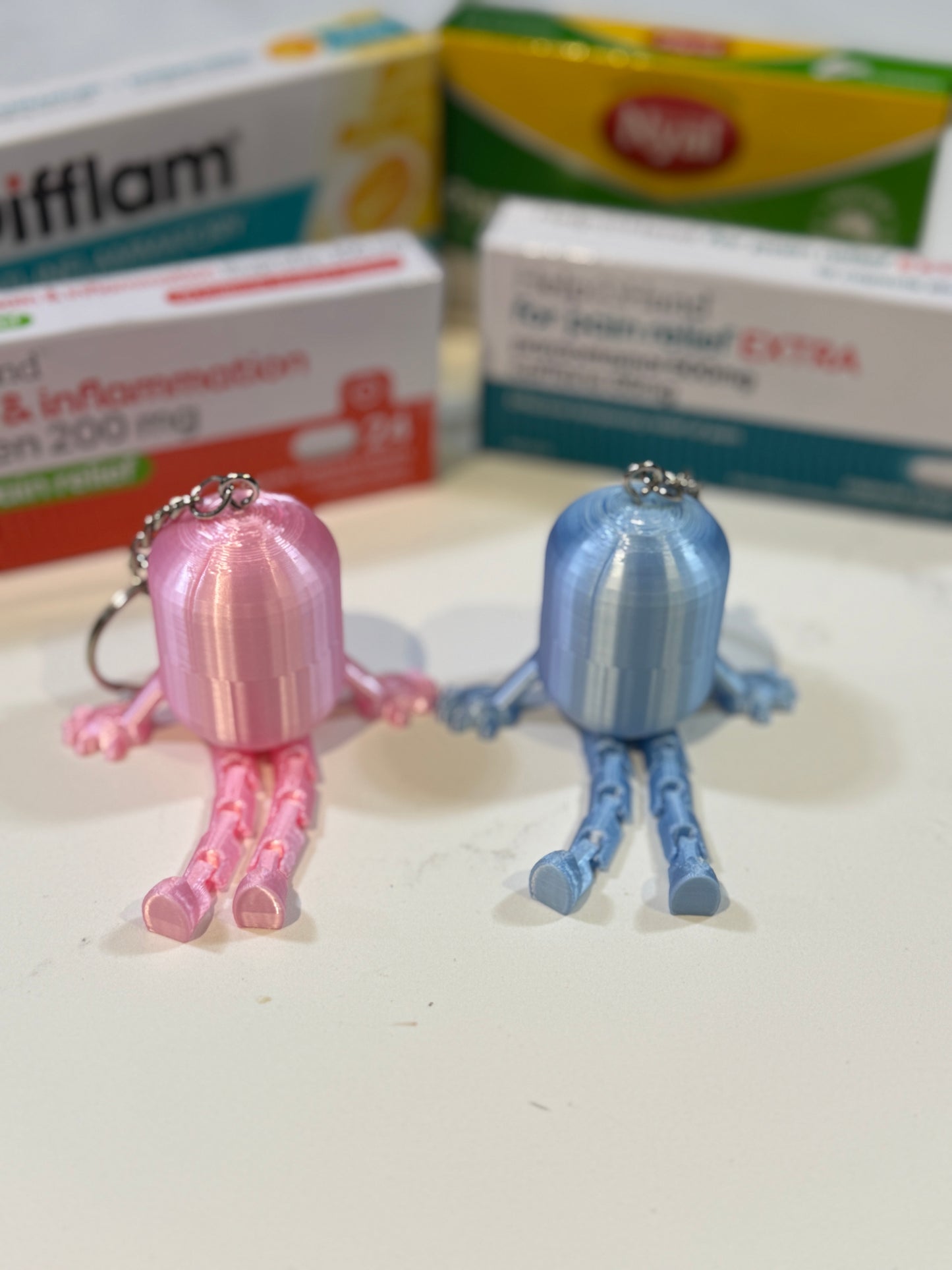 Flexi pill keyring