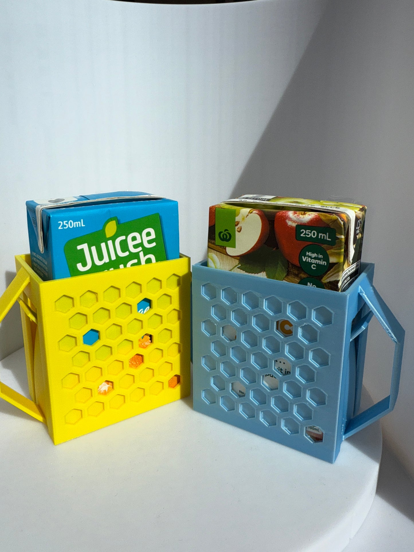 Juice box holder for kids