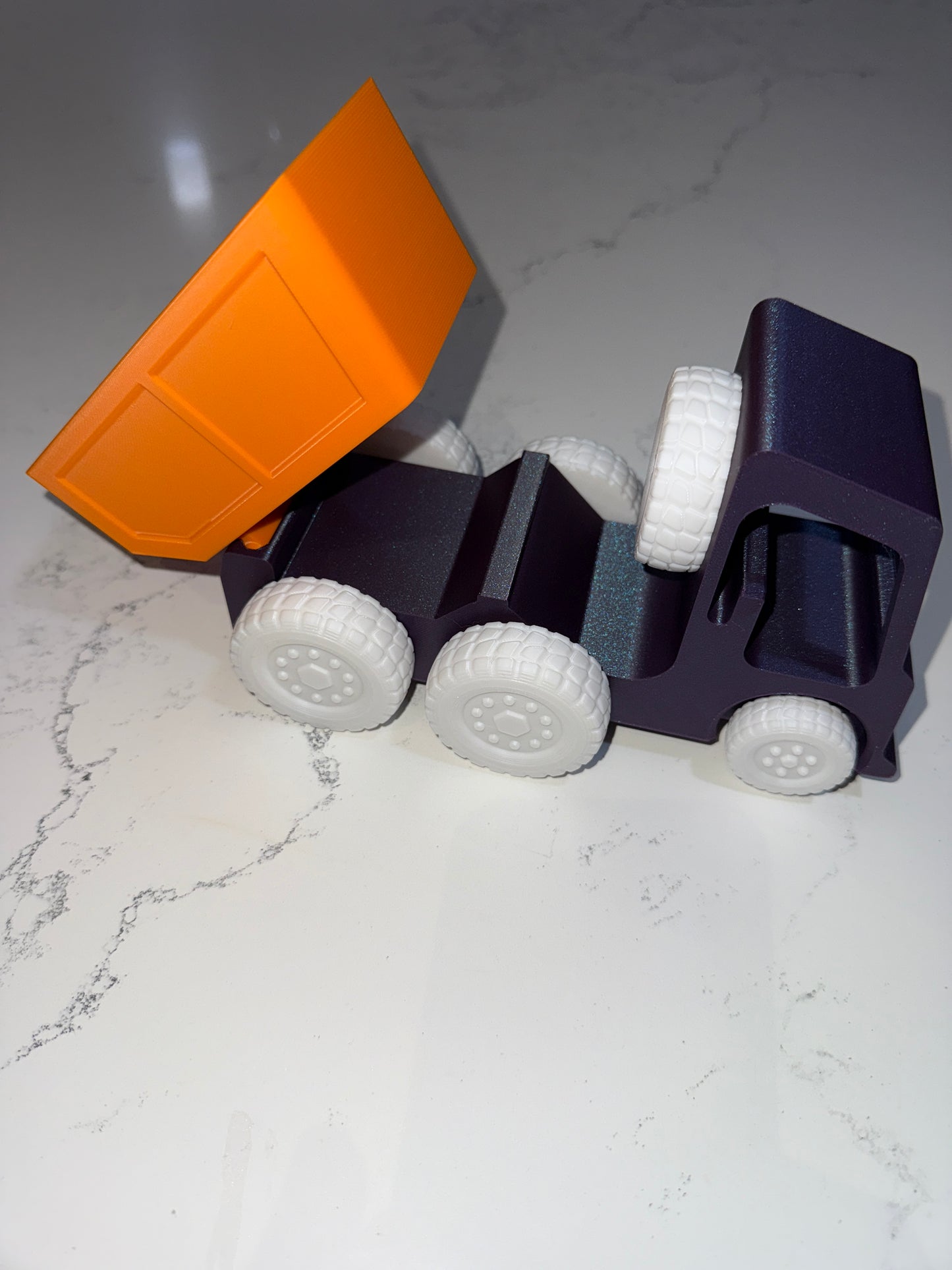 Toy tip truck, fun and simple, perfect for toddlers
