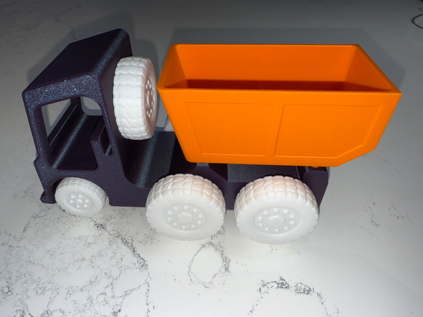 Toy tip truck, fun and simple, perfect for toddlers