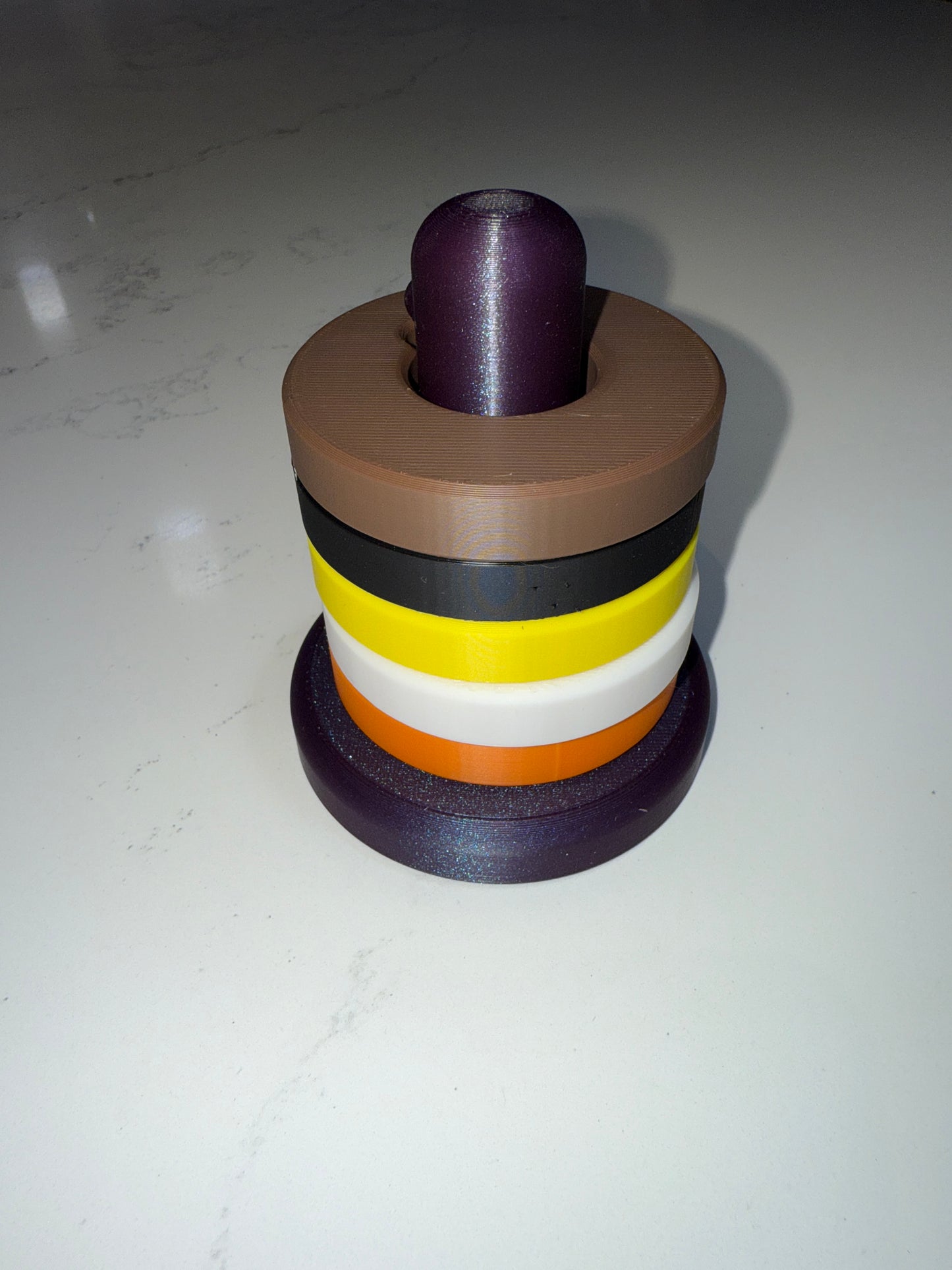 Learning toy ring stack. perfect for learning fine motor skills