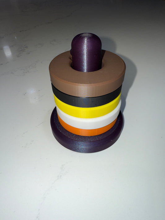 Learning toy ring stack. perfect for learning fine motor skills