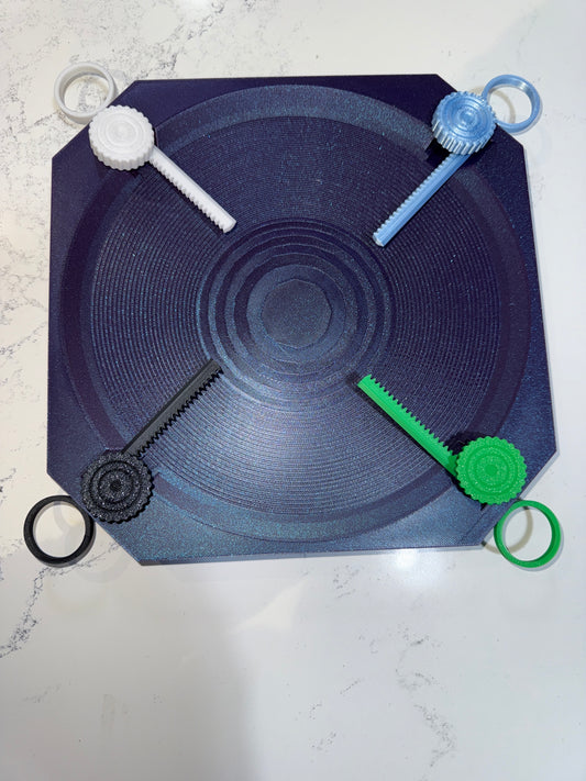 Spinning Battle top game, for up to 4 players