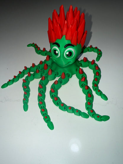 Flexi Octopus, friendliest octopus with the worst hair!