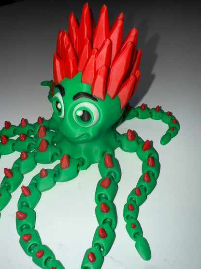 Flexi Octopus, friendliest octopus with the worst hair!