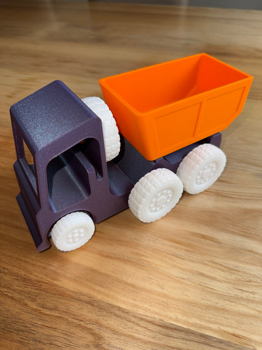 Toy dump truck, tipper truck