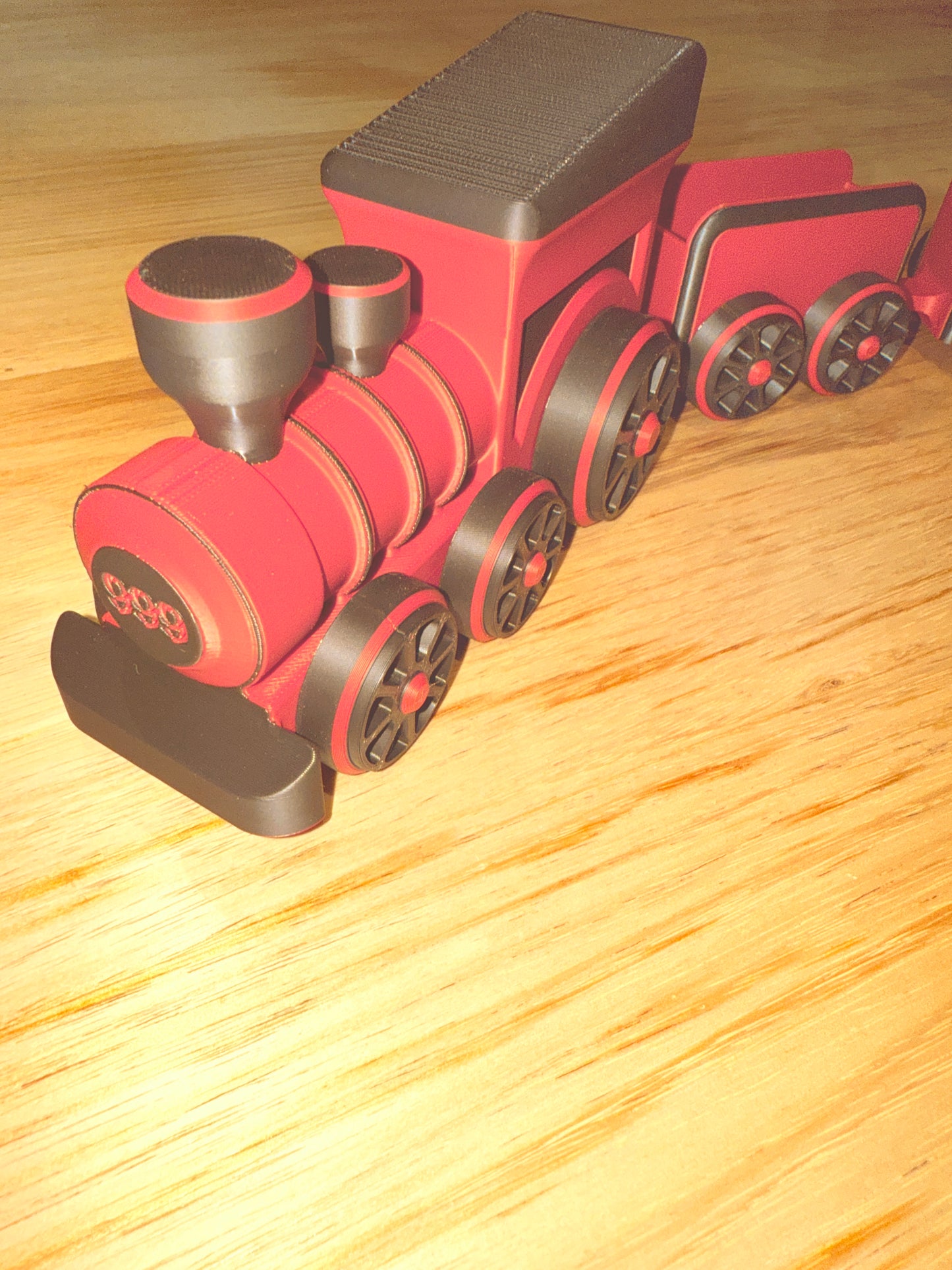 Toy push along train, christmas decoration or anytime toy.