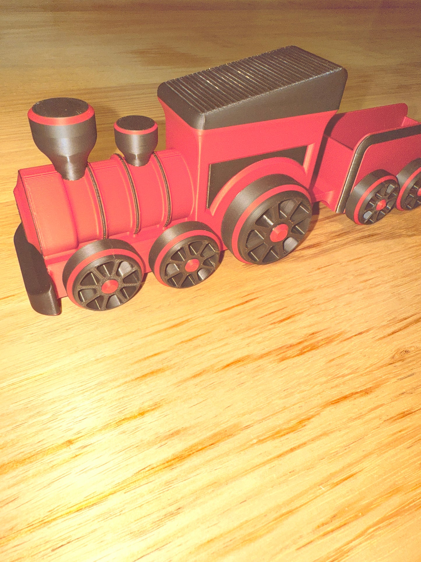 Toy push along train, christmas decoration or anytime toy.
