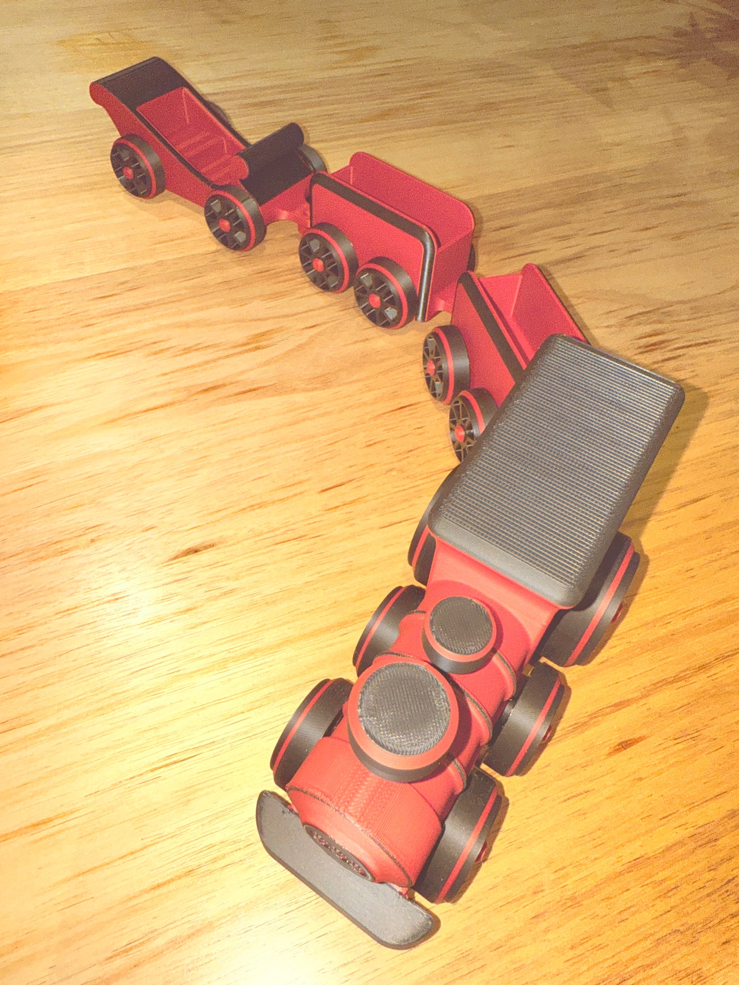 Toy push along train, christmas decoration or anytime toy.