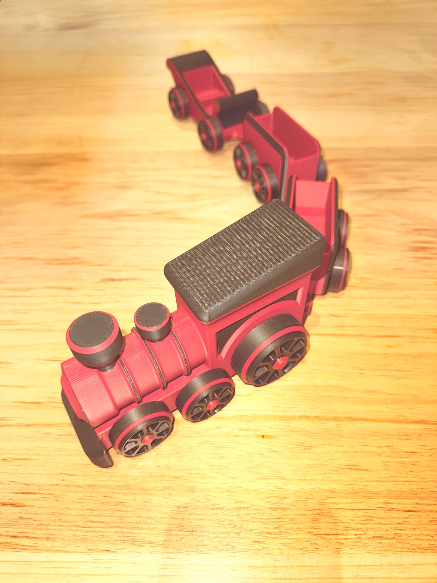 Toy push along train, christmas decoration or anytime toy.