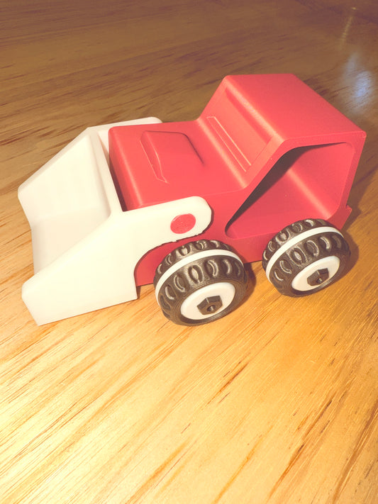 Toy bulldozer, perfect for the little ones to build their own dream sandcastle