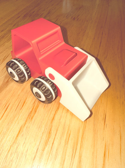 Toy bulldozer, perfect for the little ones to build their own dream sandcastle