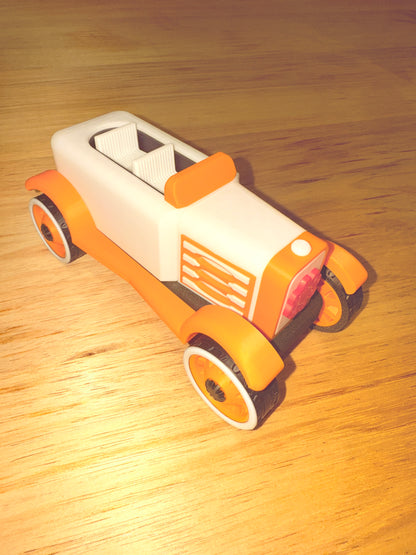 Retro hotrod toy car