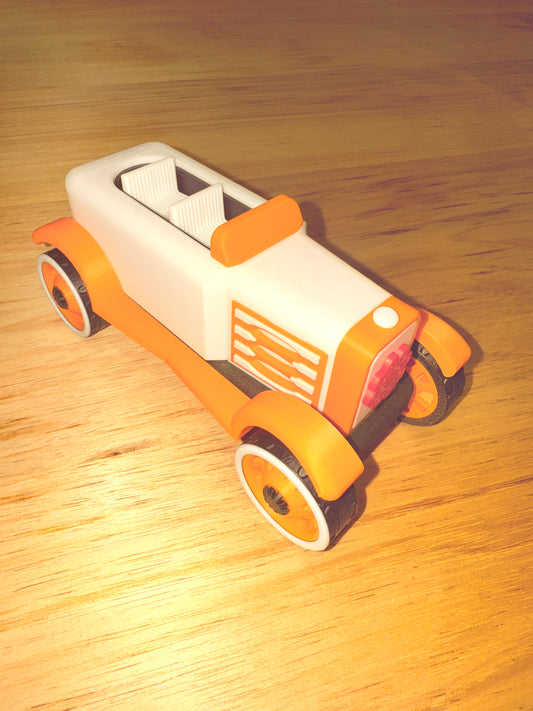 Retro hotrod toy car