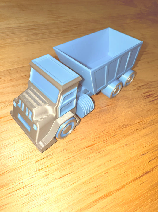 Semi-trailer tipper truck
