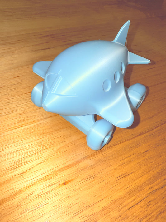 Toy airplane, model airplane, push along airplane
