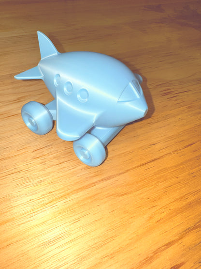 Toy airplane, model airplane, push along airplane