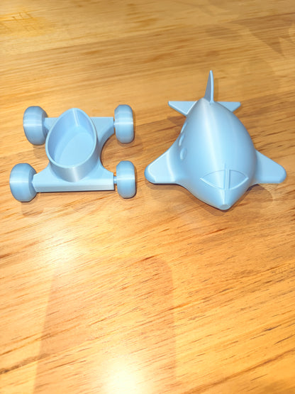 Toy airplane, model airplane, push along airplane