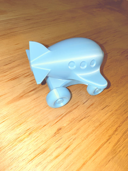 Toy airplane, model airplane, push along airplane