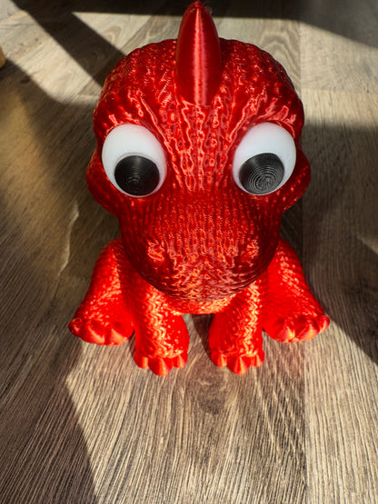 Knitted look baby dragon