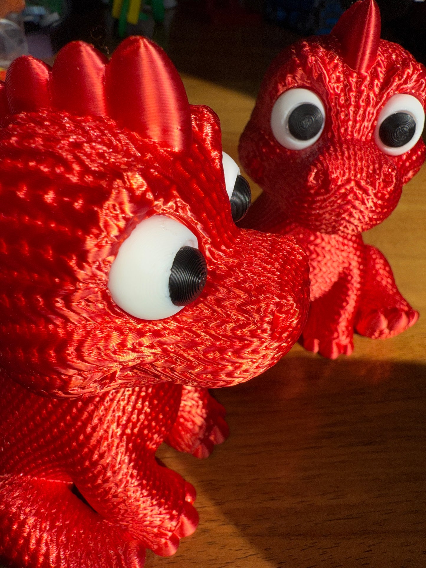 Knitted look baby dragon