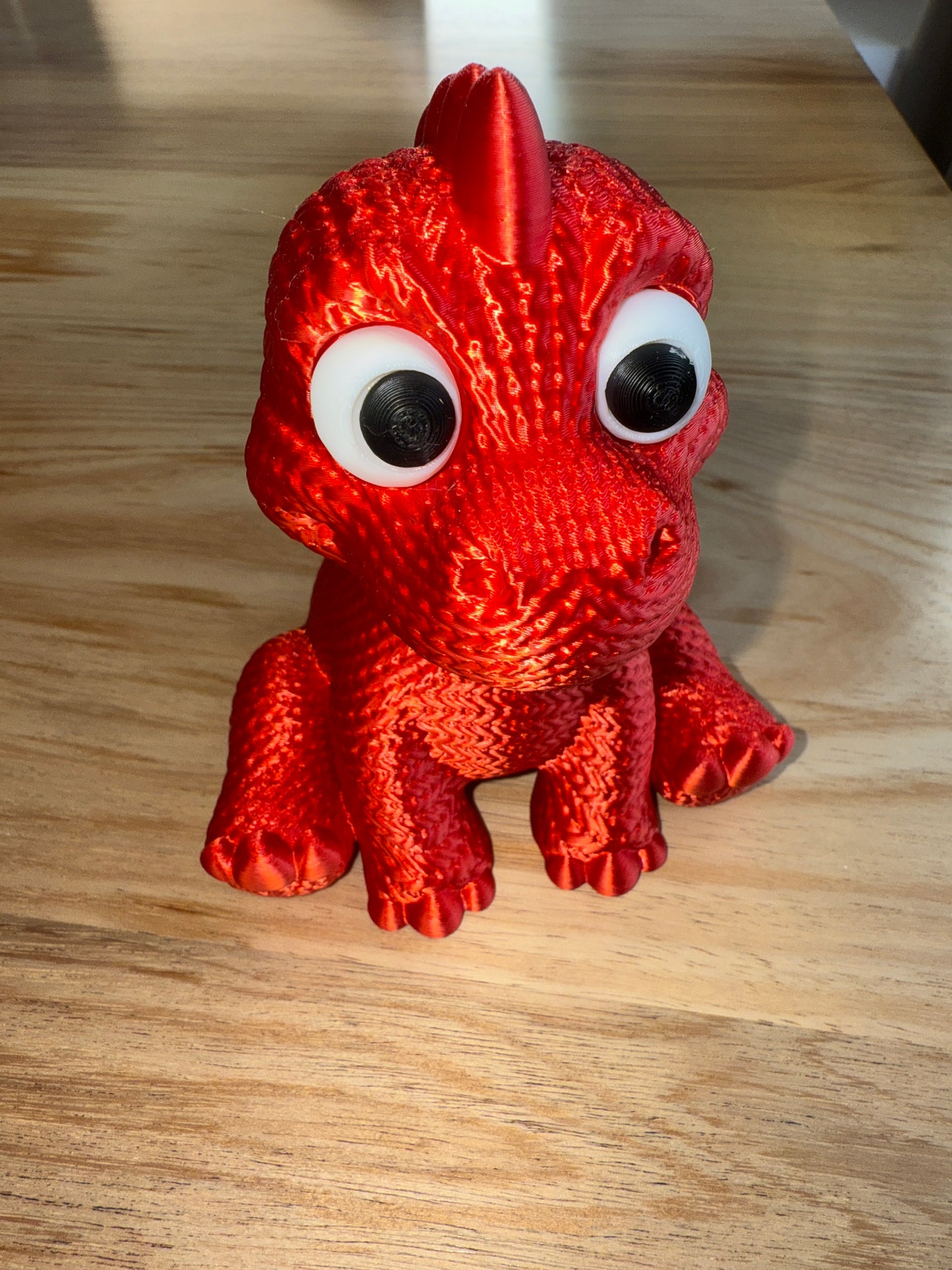 Knitted look baby dragon