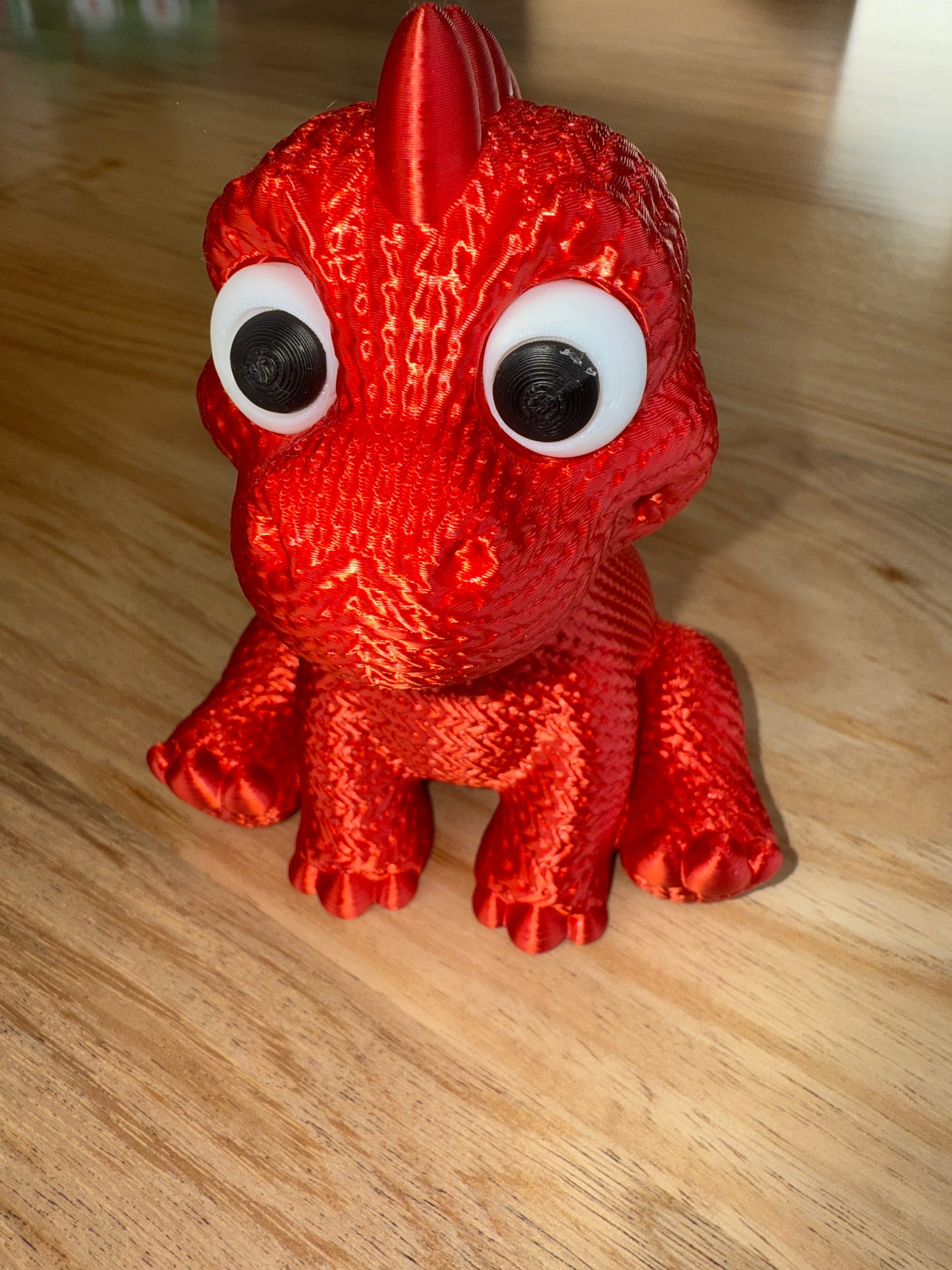 Knitted look baby dragon