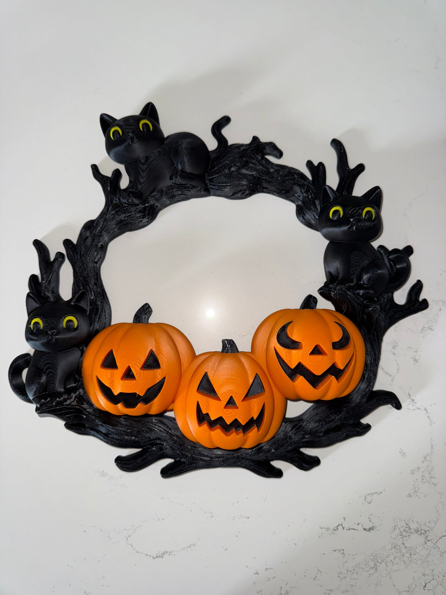 Halloween door wreath