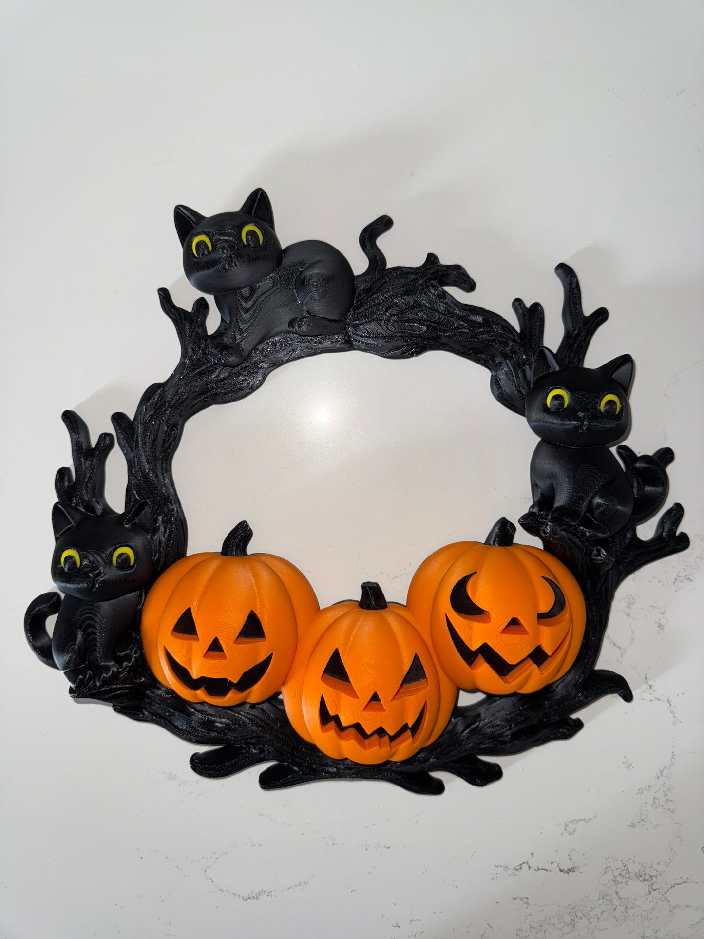 Halloween door wreath