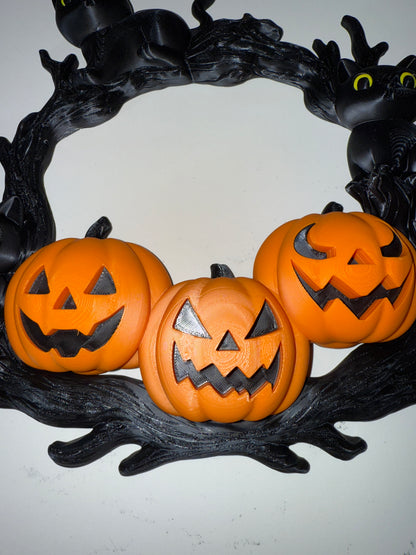 Halloween door wreath