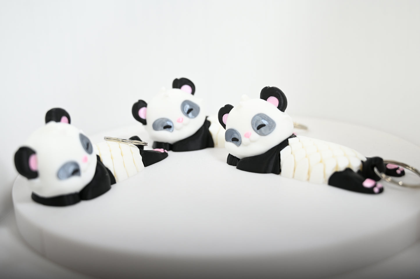 Flexi Panda bag tag or keychain