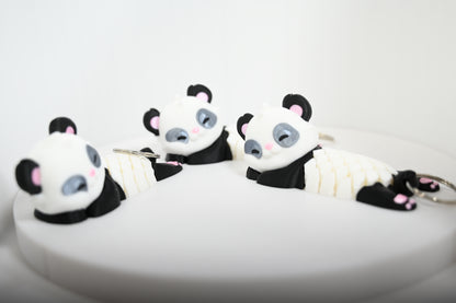 Flexi Panda bag tag or keychain